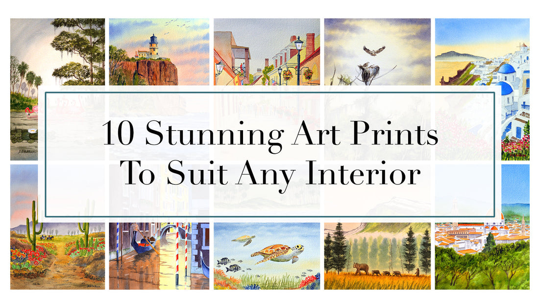10 Watercolor Prints to Brighten Your Home