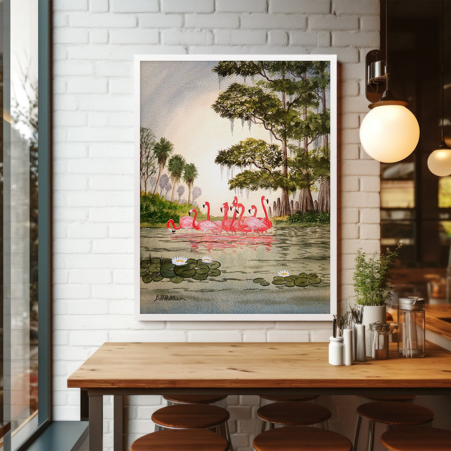 A Flamboyance Of Flamingos In Florida