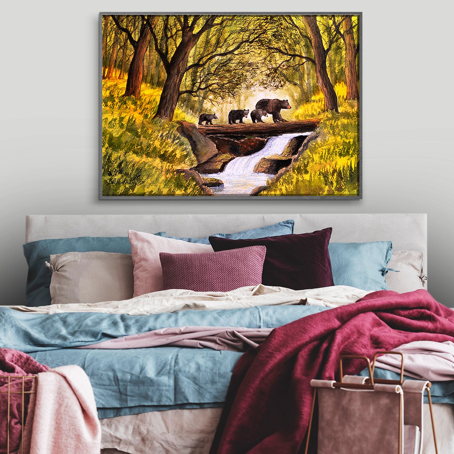 Bears Crossing The Rockies Canada