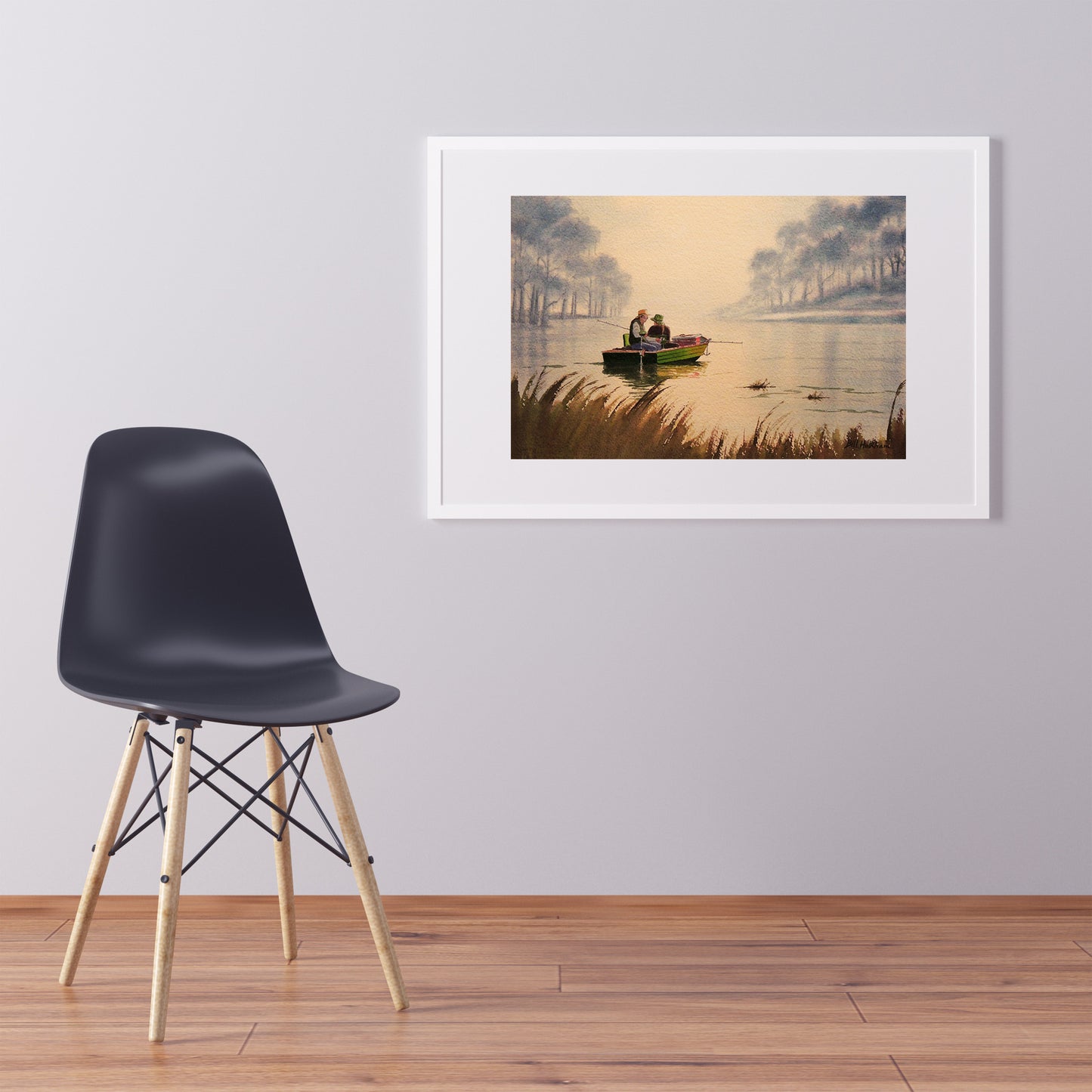 Fishing Friends On Lazy Days