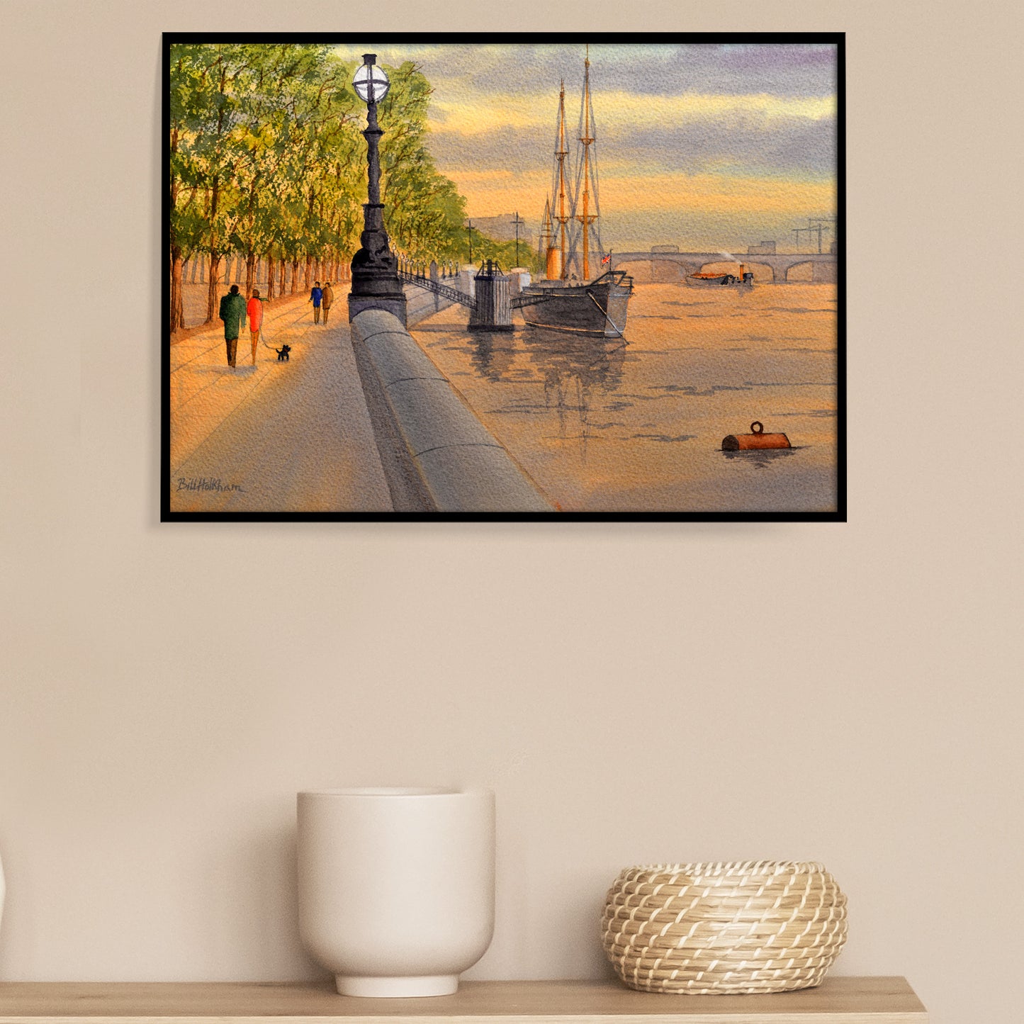 RRS Discovery At The Embankment