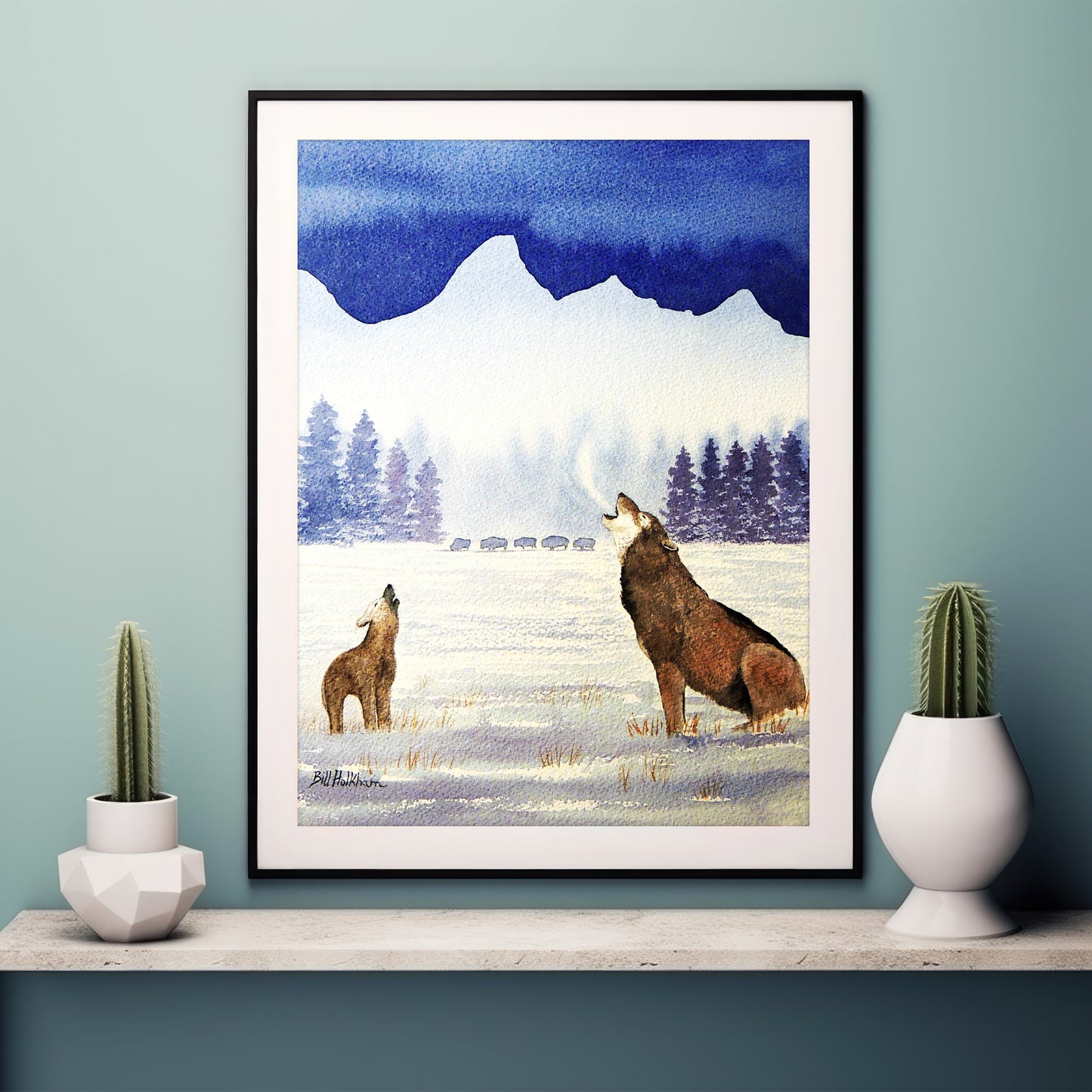 Howling Wolves Grand Teton National Park