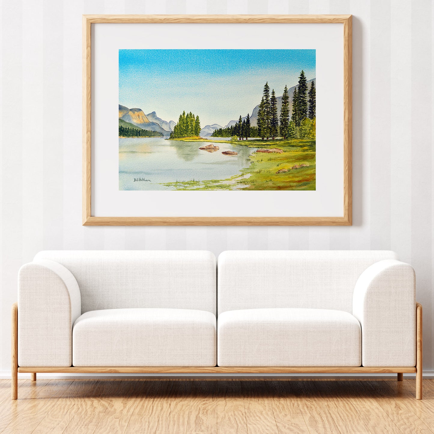 Maligne Lake And Spirit Island Jasper Alberta Canada