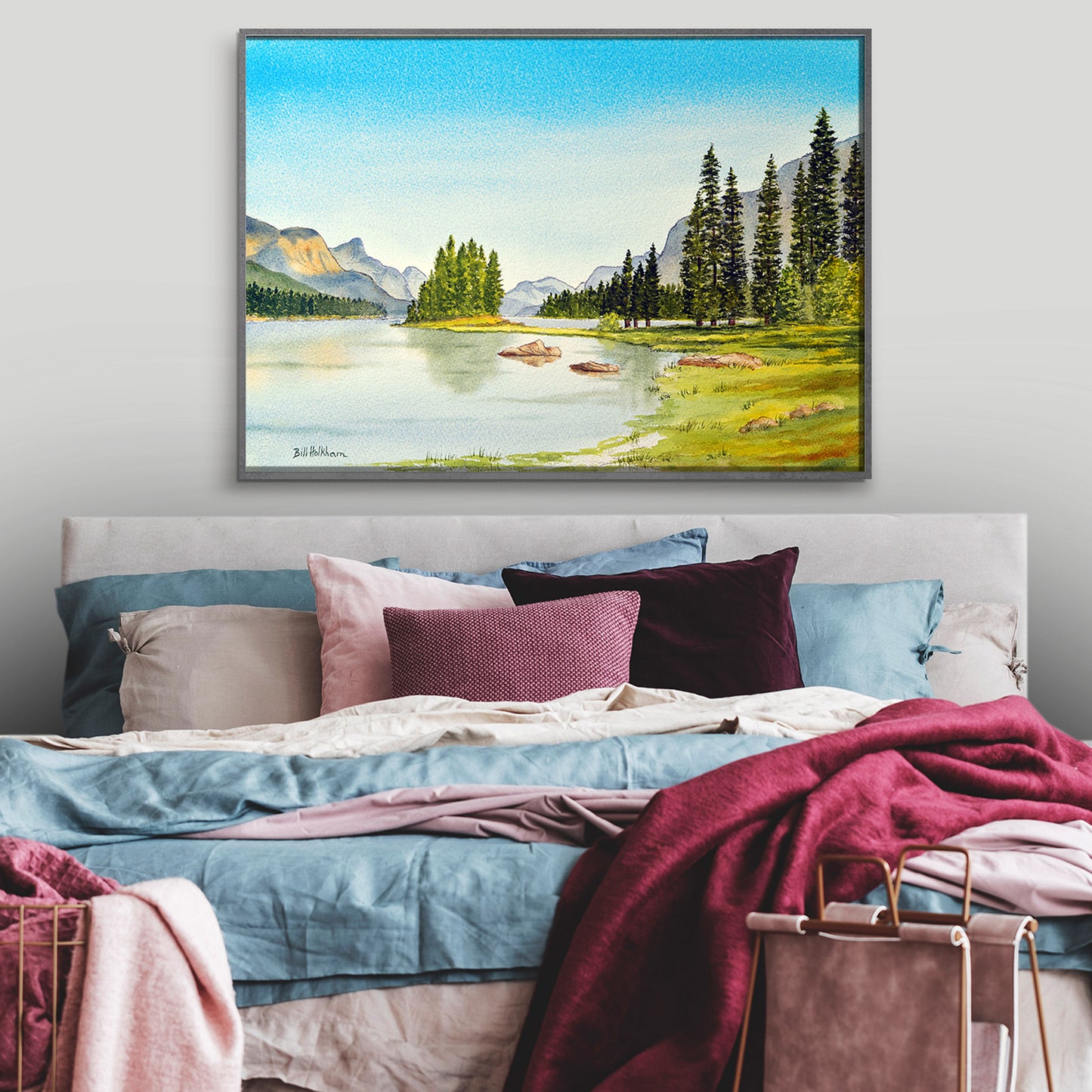 Maligne Lake And Spirit Island Jasper Alberta Canada