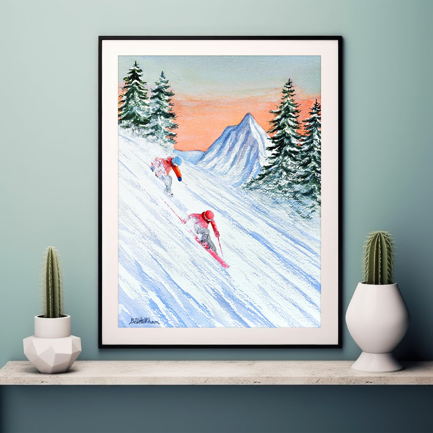 She's The Leader Skiing