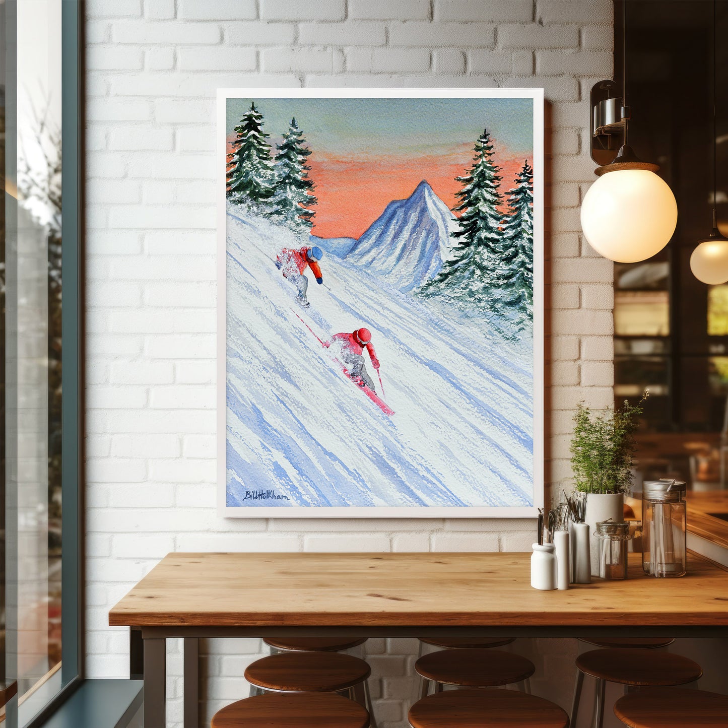 She's The Leader Skiing