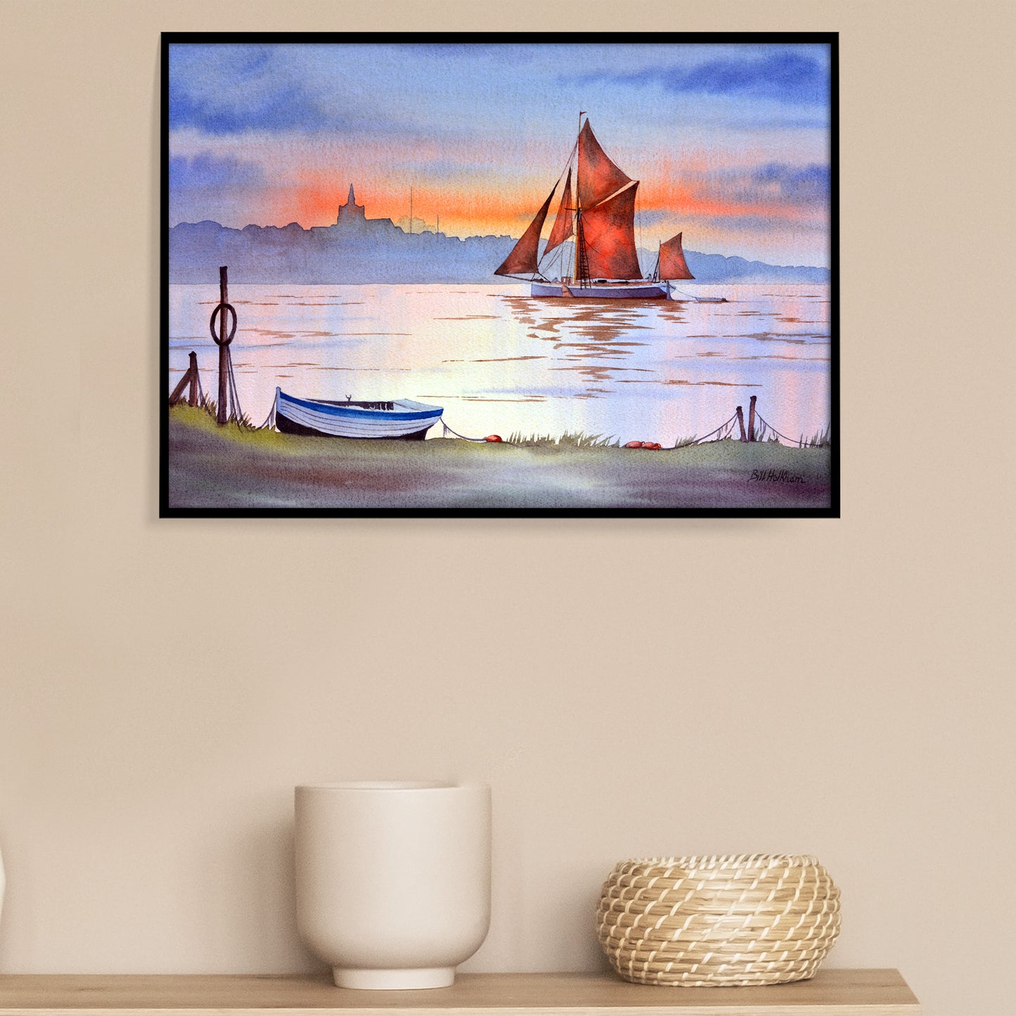 Thames Barge at Maldon Essex