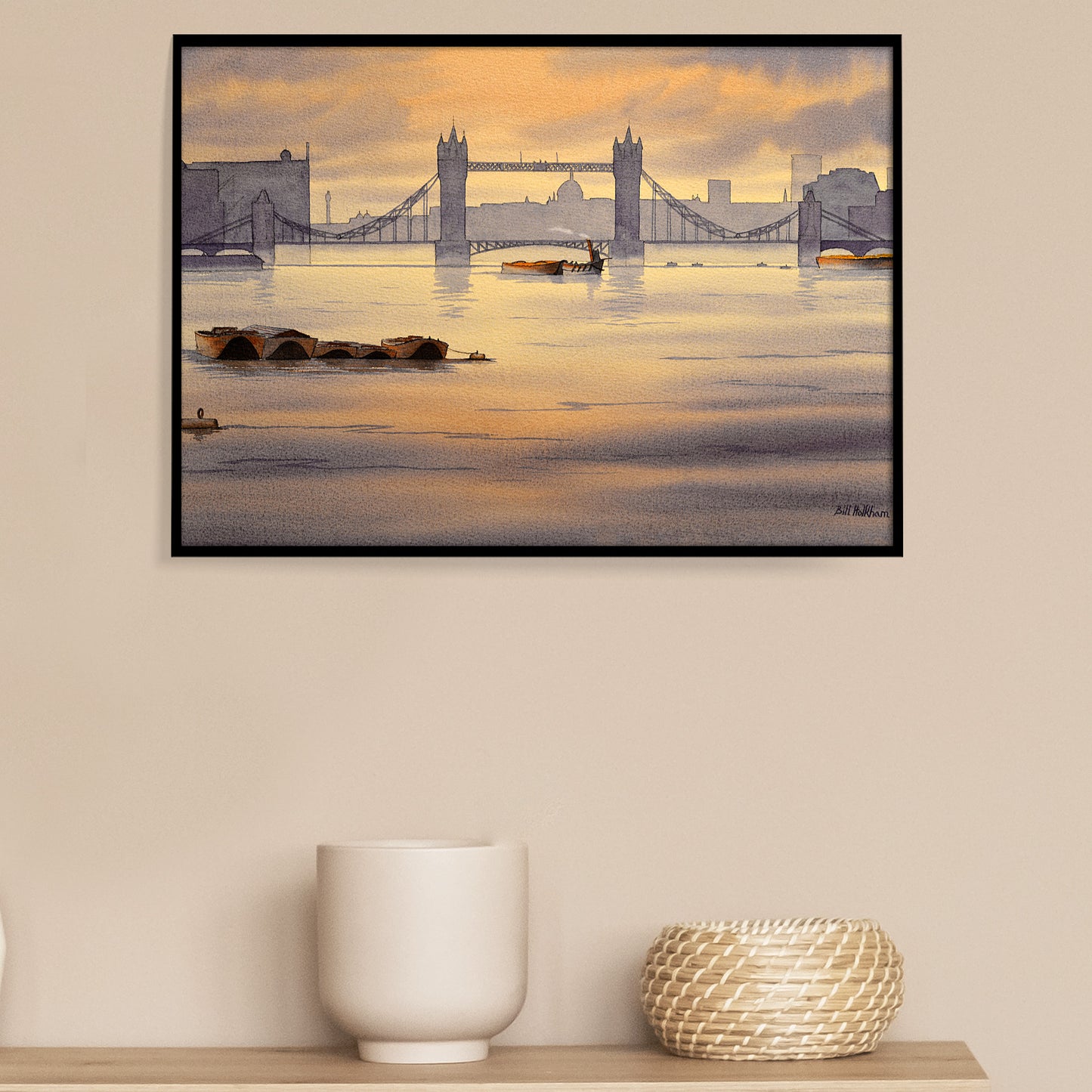 Tower Bridge and St Paul's Cathedral