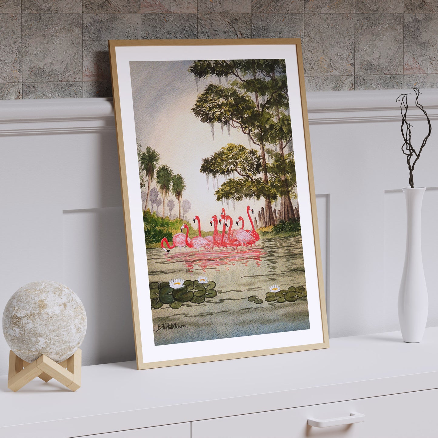 A Flamboyance Of Flamingos In Florida