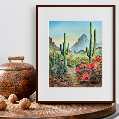 Desert Cacti Saguaro Desert