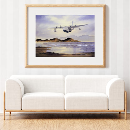 Sunderland Aircraft Over Scotland