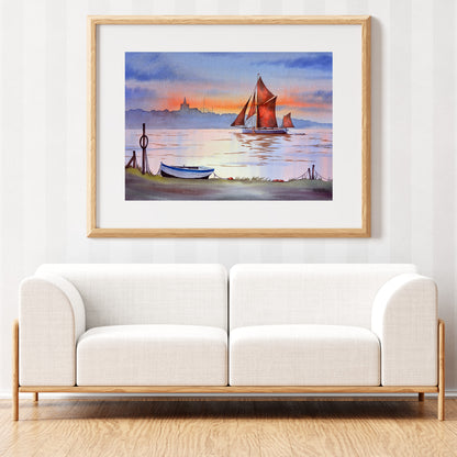 Thames Barge at Maldon Essex