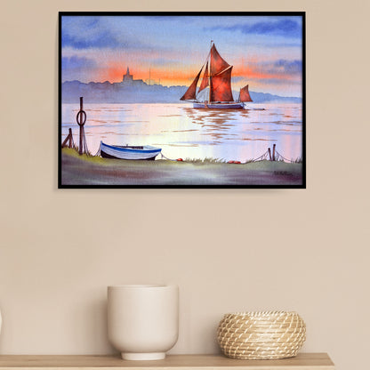 Thames Barge at Maldon Essex