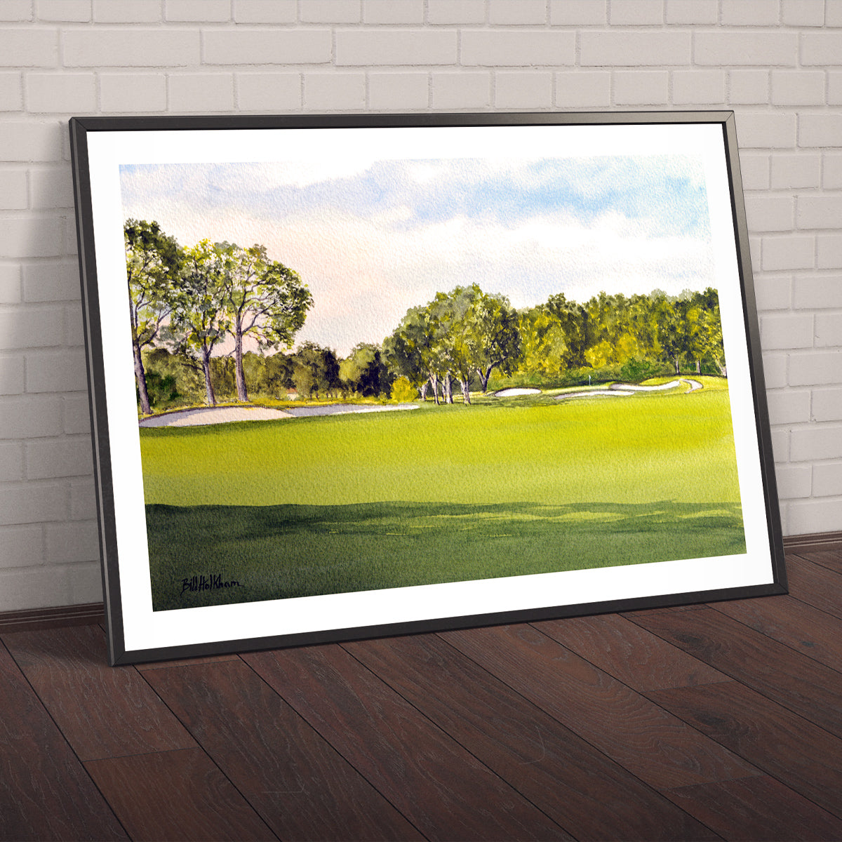 Watercolor art print of TPC Tampa Bay Golf Course, unframed.