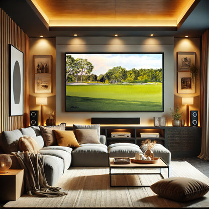 Perfect gift for golf lovers: TPC Tampa Bay Golf Course watercolor print.